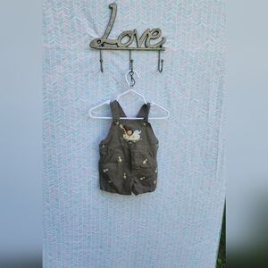 Starting Out Brown Overalls with Sturdy Bib Front